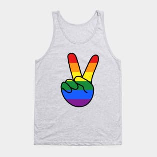 V Sign Tank Top